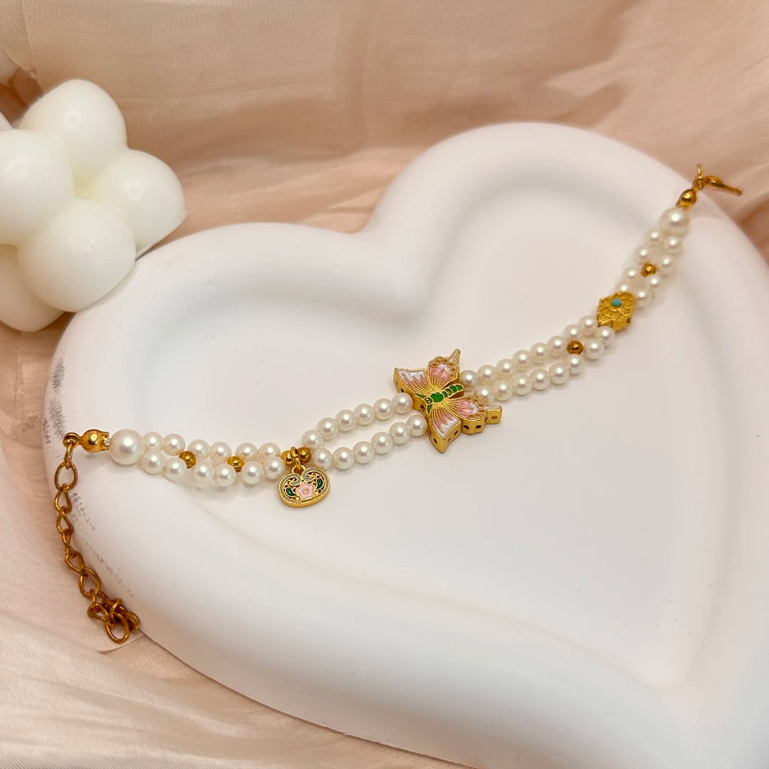 雲霓紀｜蝶眷珠語・オリジナルペット猫犬ネックレス・質優物美